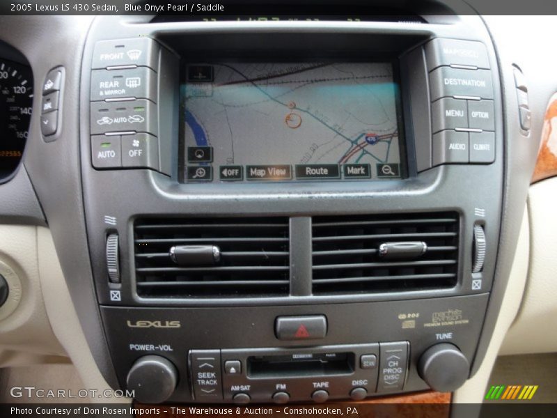 Navigation of 2005 LS 430 Sedan