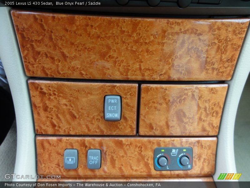 Blue Onyx Pearl / Saddle 2005 Lexus LS 430 Sedan