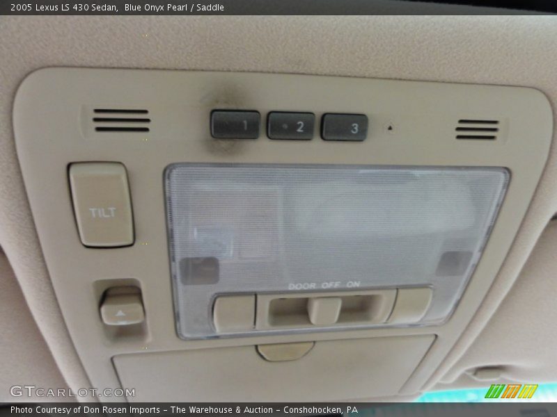 Blue Onyx Pearl / Saddle 2005 Lexus LS 430 Sedan