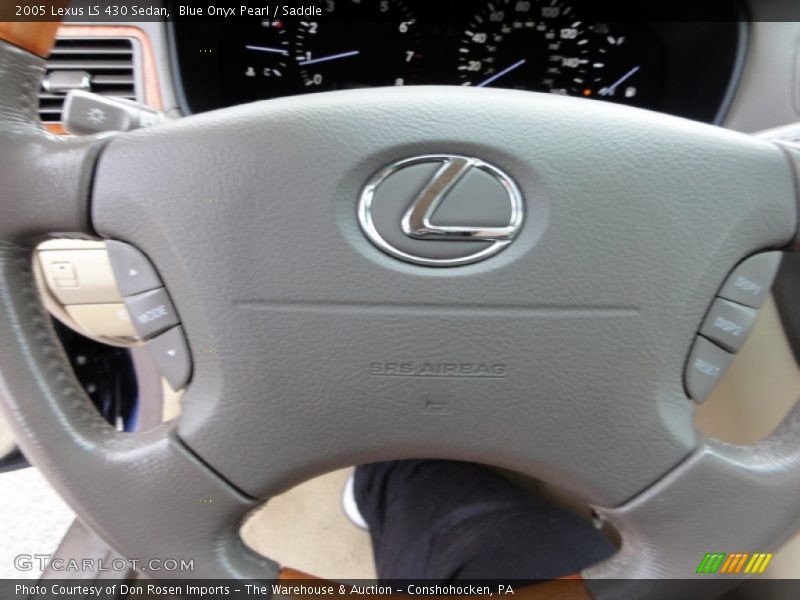 Blue Onyx Pearl / Saddle 2005 Lexus LS 430 Sedan