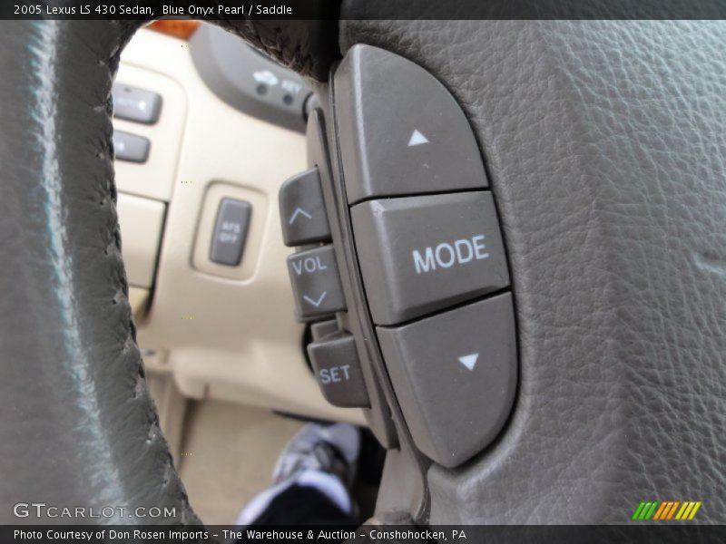 Blue Onyx Pearl / Saddle 2005 Lexus LS 430 Sedan