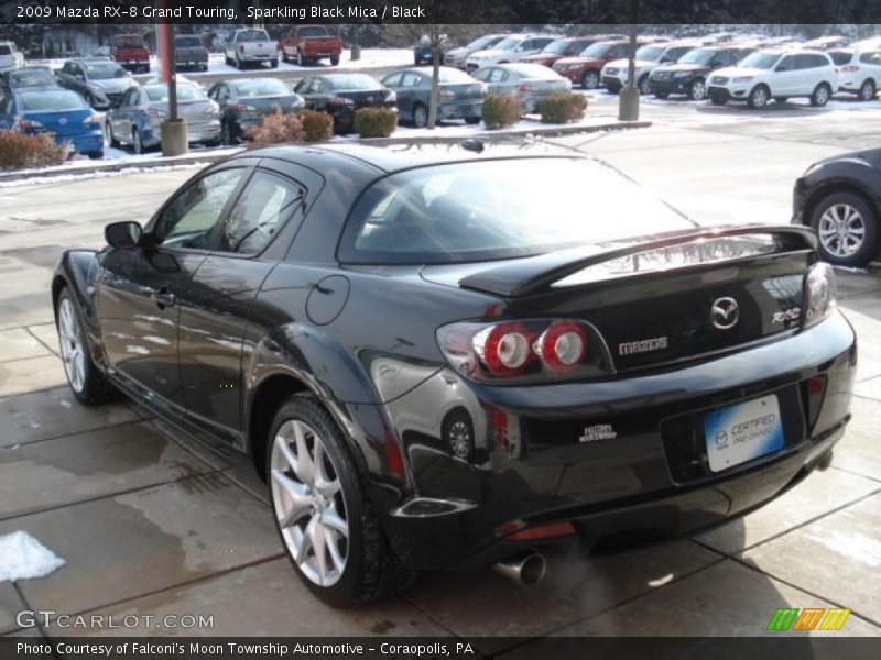 Sparkling Black Mica / Black 2009 Mazda RX-8 Grand Touring