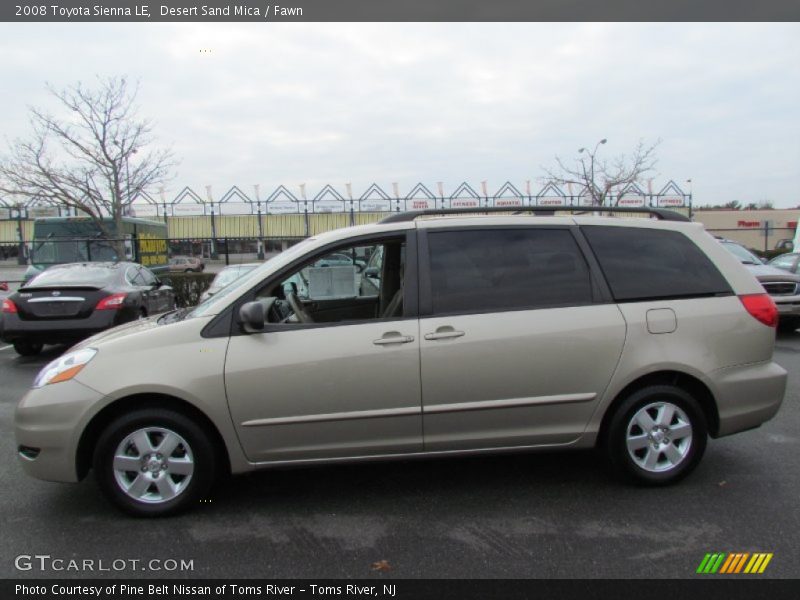 Desert Sand Mica / Fawn 2008 Toyota Sienna LE