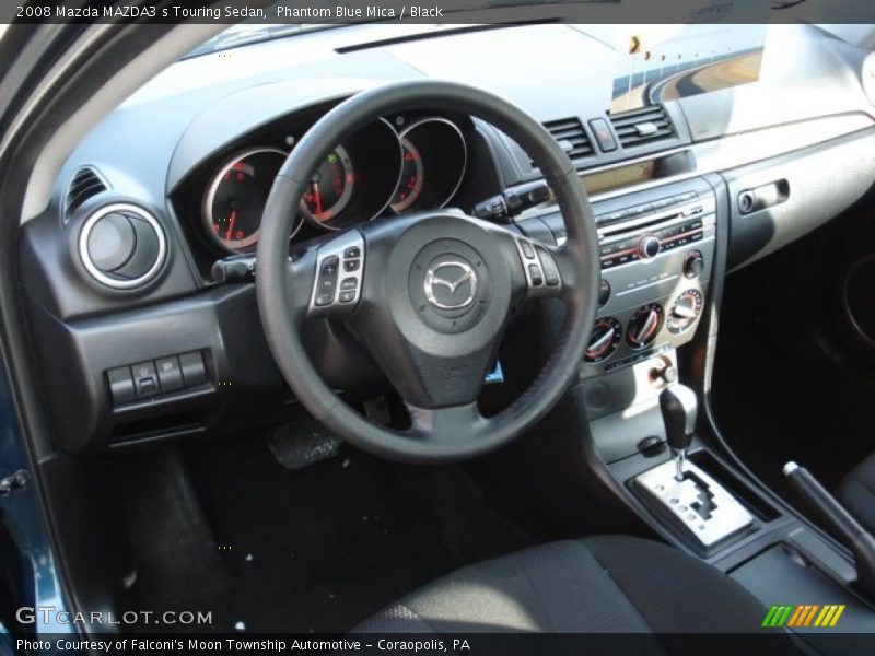  2008 MAZDA3 s Touring Sedan Black Interior
