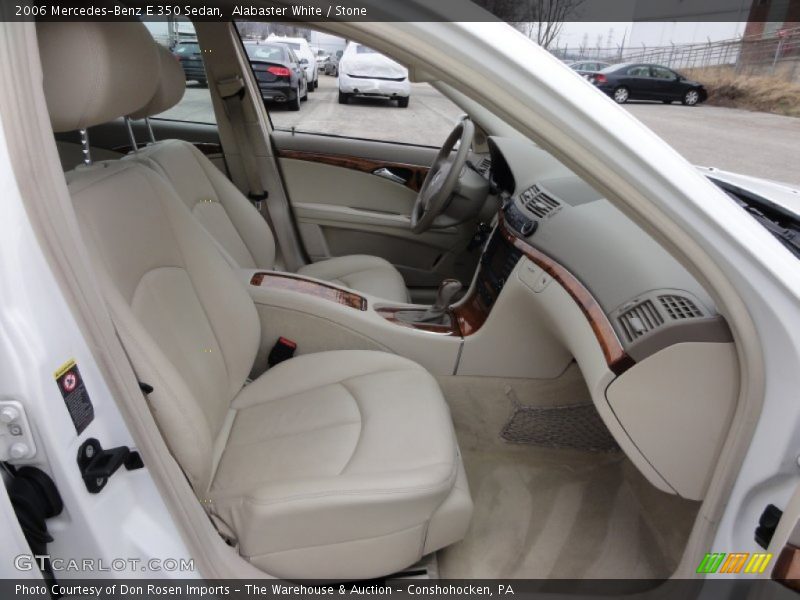 Alabaster White / Stone 2006 Mercedes-Benz E 350 Sedan