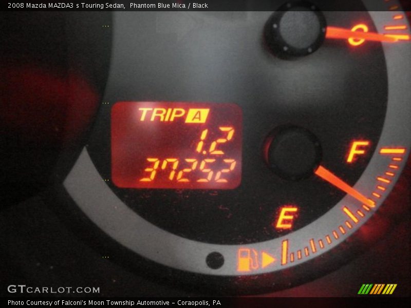 Phantom Blue Mica / Black 2008 Mazda MAZDA3 s Touring Sedan