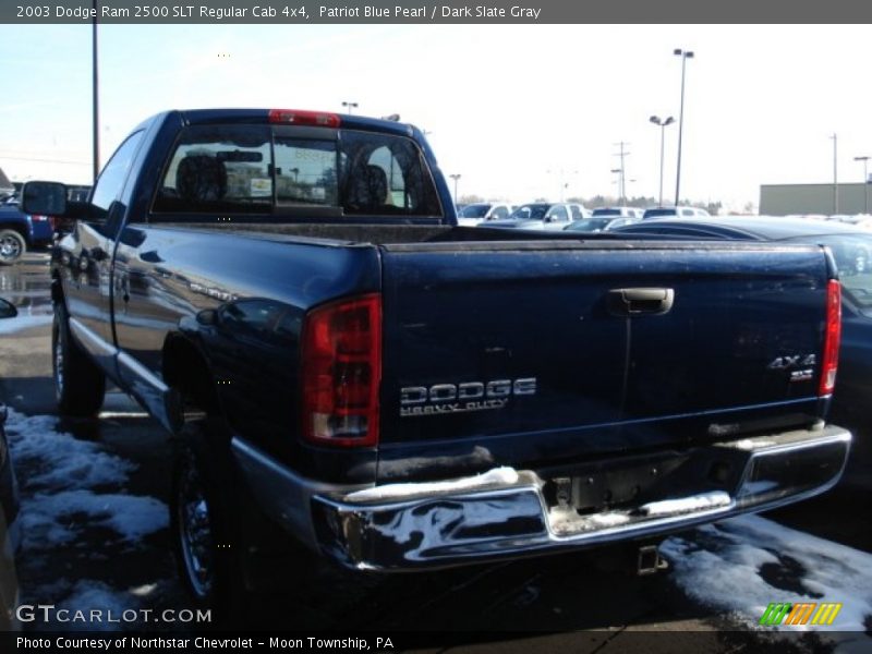 Patriot Blue Pearl / Dark Slate Gray 2003 Dodge Ram 2500 SLT Regular Cab 4x4