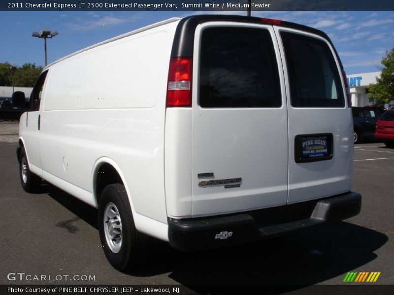 Summit White / Medium Pewter 2011 Chevrolet Express LT 2500 Extended Passenger Van