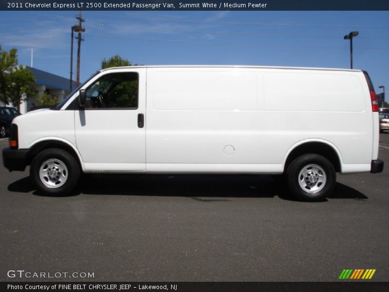  2011 Express LT 2500 Extended Passenger Van Summit White