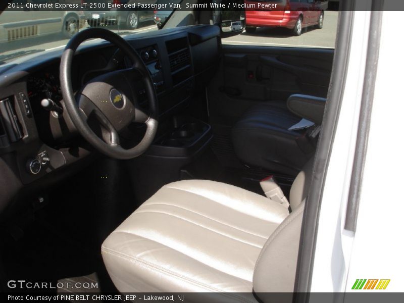 Summit White / Medium Pewter 2011 Chevrolet Express LT 2500 Extended Passenger Van