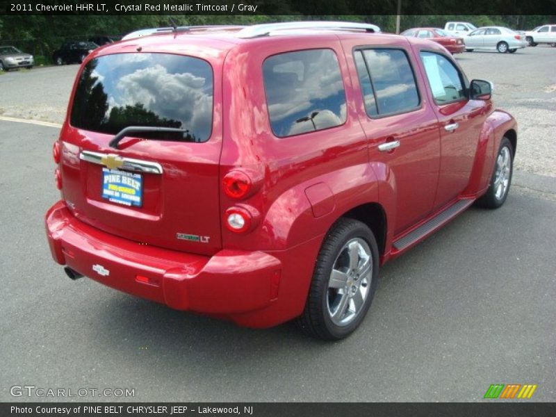 Crystal Red Metallic Tintcoat / Gray 2011 Chevrolet HHR LT