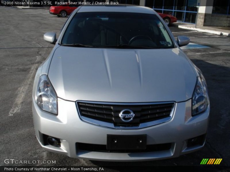 Radiant Silver Metallic / Charcoal Black 2008 Nissan Maxima 3.5 SE