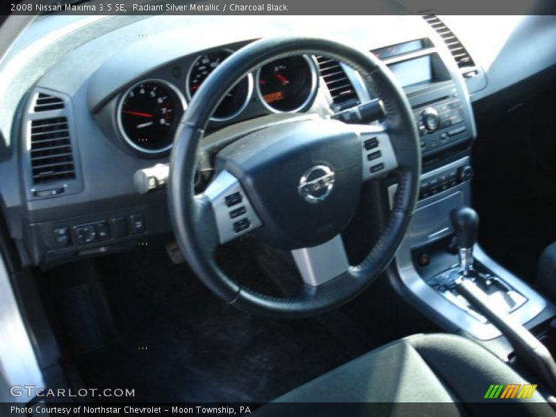 Radiant Silver Metallic / Charcoal Black 2008 Nissan Maxima 3.5 SE