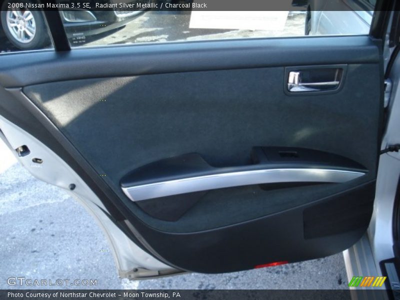 Radiant Silver Metallic / Charcoal Black 2008 Nissan Maxima 3.5 SE