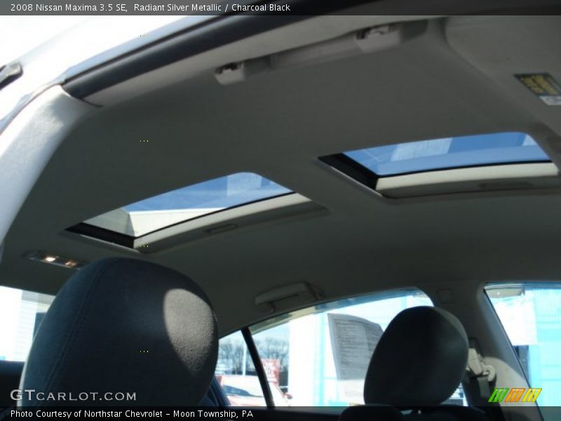 Radiant Silver Metallic / Charcoal Black 2008 Nissan Maxima 3.5 SE