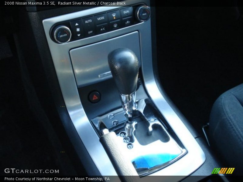 Radiant Silver Metallic / Charcoal Black 2008 Nissan Maxima 3.5 SE