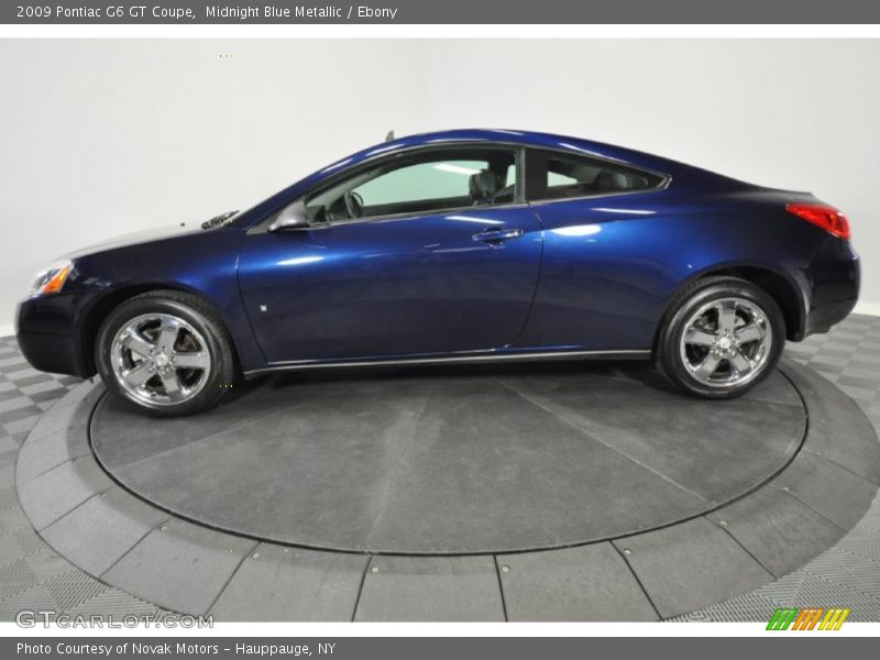 Midnight Blue Metallic / Ebony 2009 Pontiac G6 GT Coupe