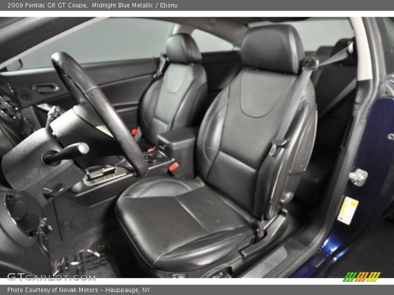 Midnight Blue Metallic / Ebony 2009 Pontiac G6 GT Coupe