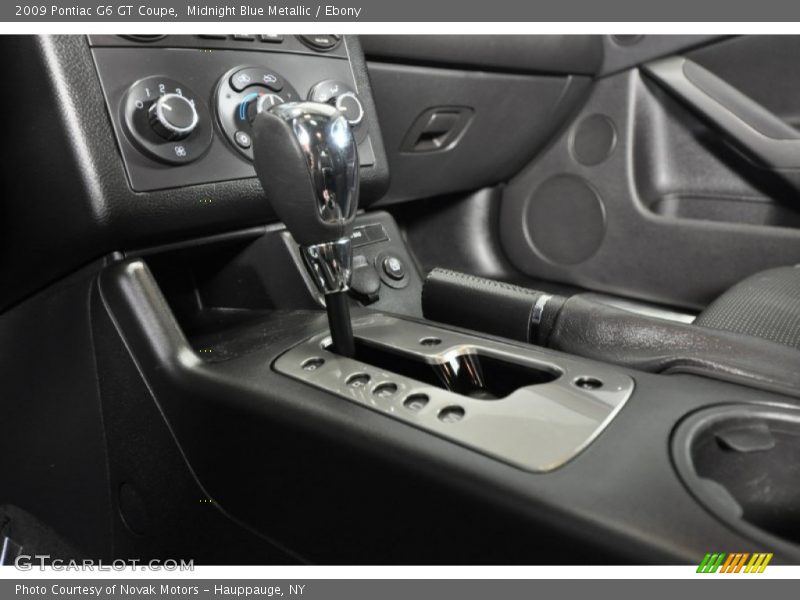 Midnight Blue Metallic / Ebony 2009 Pontiac G6 GT Coupe