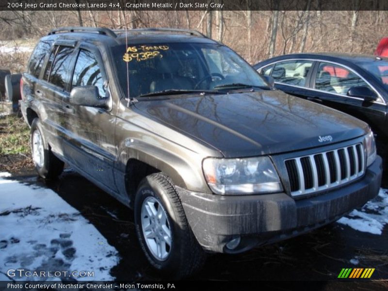 Graphite Metallic / Dark Slate Gray 2004 Jeep Grand Cherokee Laredo 4x4