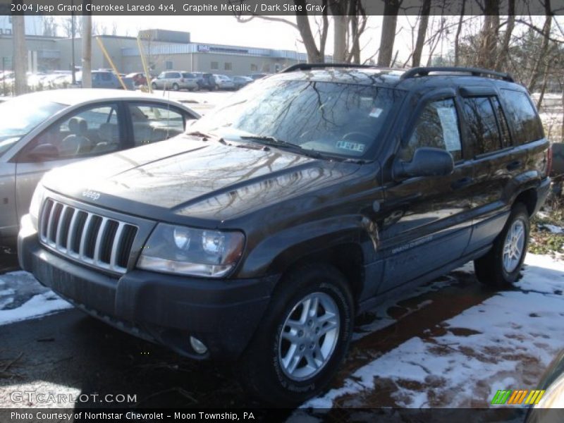 Graphite Metallic / Dark Slate Gray 2004 Jeep Grand Cherokee Laredo 4x4