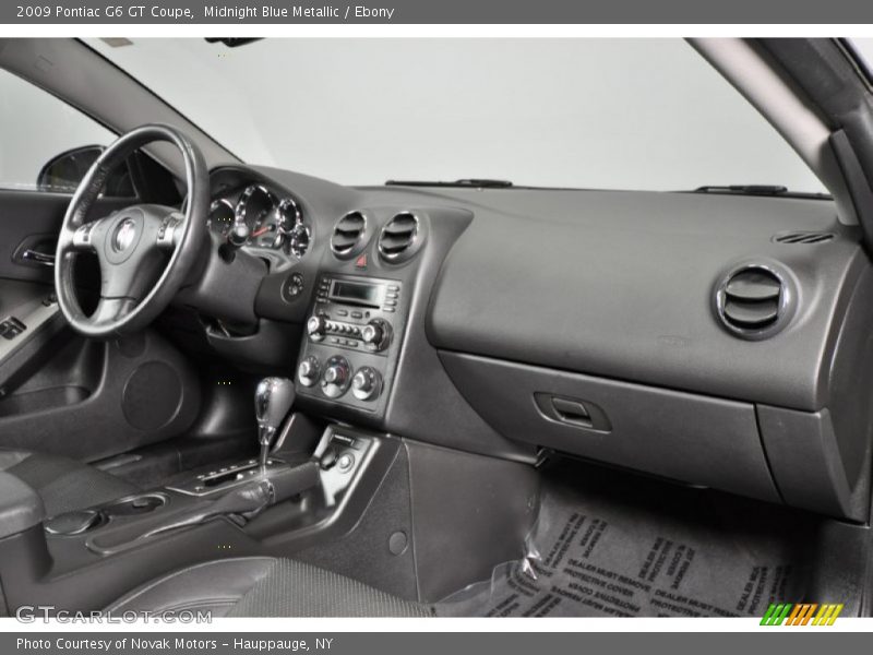 Midnight Blue Metallic / Ebony 2009 Pontiac G6 GT Coupe