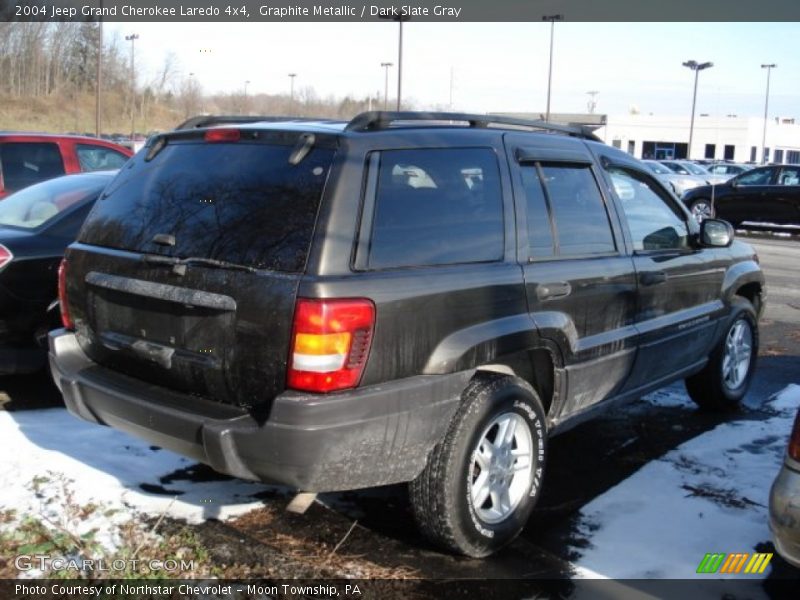 Graphite Metallic / Dark Slate Gray 2004 Jeep Grand Cherokee Laredo 4x4