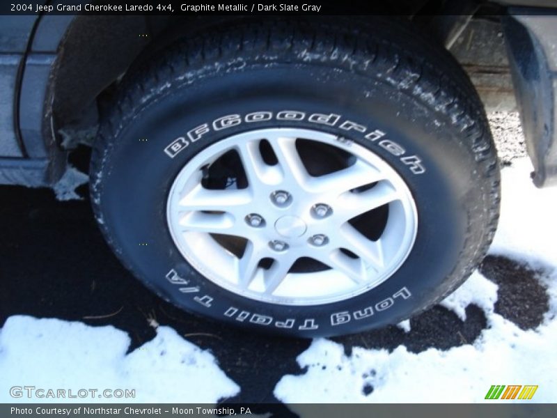 Graphite Metallic / Dark Slate Gray 2004 Jeep Grand Cherokee Laredo 4x4