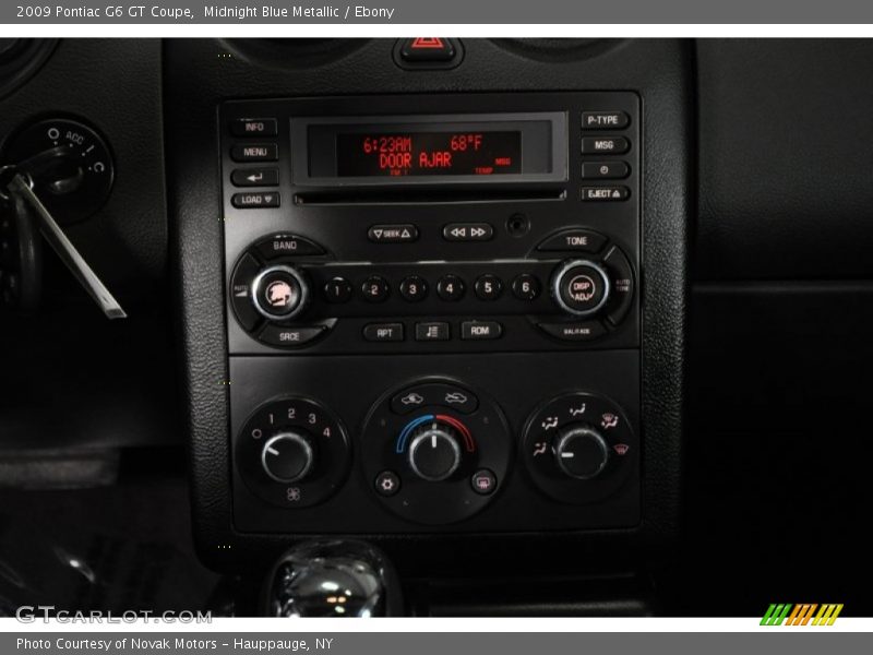 Midnight Blue Metallic / Ebony 2009 Pontiac G6 GT Coupe