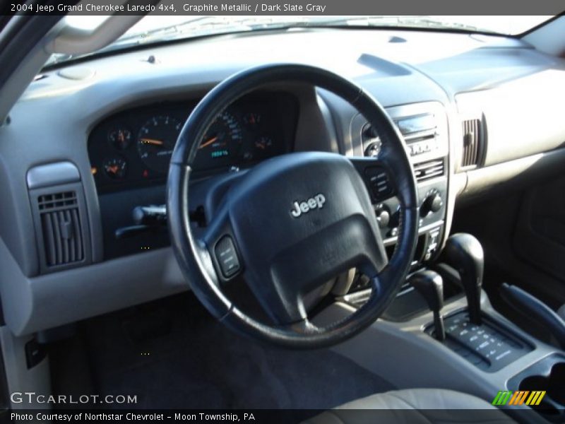 Graphite Metallic / Dark Slate Gray 2004 Jeep Grand Cherokee Laredo 4x4