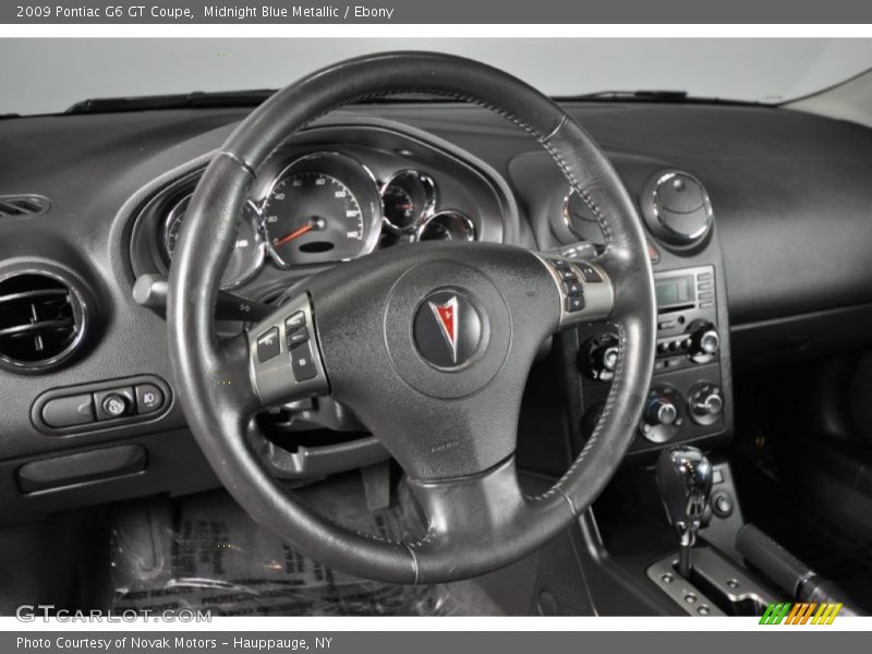 Midnight Blue Metallic / Ebony 2009 Pontiac G6 GT Coupe
