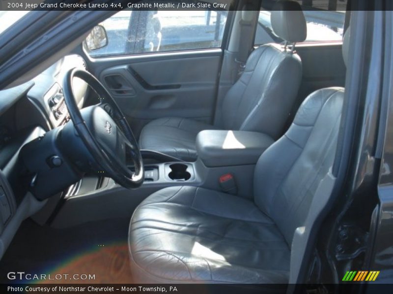 Graphite Metallic / Dark Slate Gray 2004 Jeep Grand Cherokee Laredo 4x4