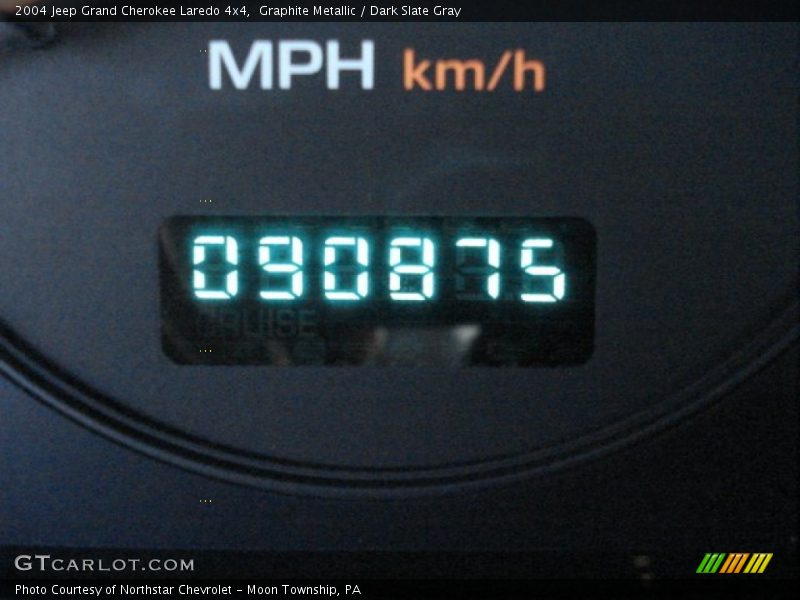 Graphite Metallic / Dark Slate Gray 2004 Jeep Grand Cherokee Laredo 4x4