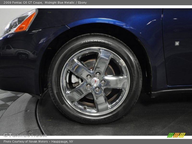 Midnight Blue Metallic / Ebony 2009 Pontiac G6 GT Coupe