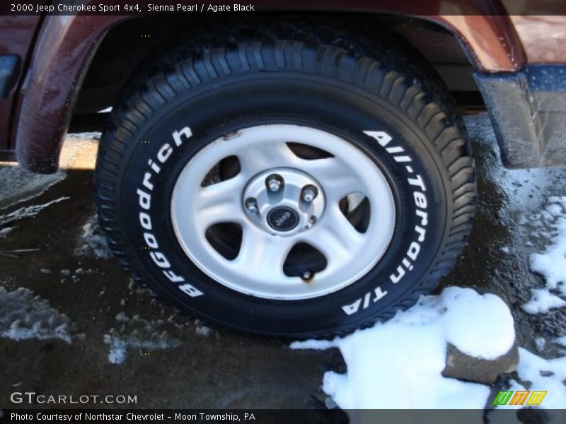 Sienna Pearl / Agate Black 2000 Jeep Cherokee Sport 4x4