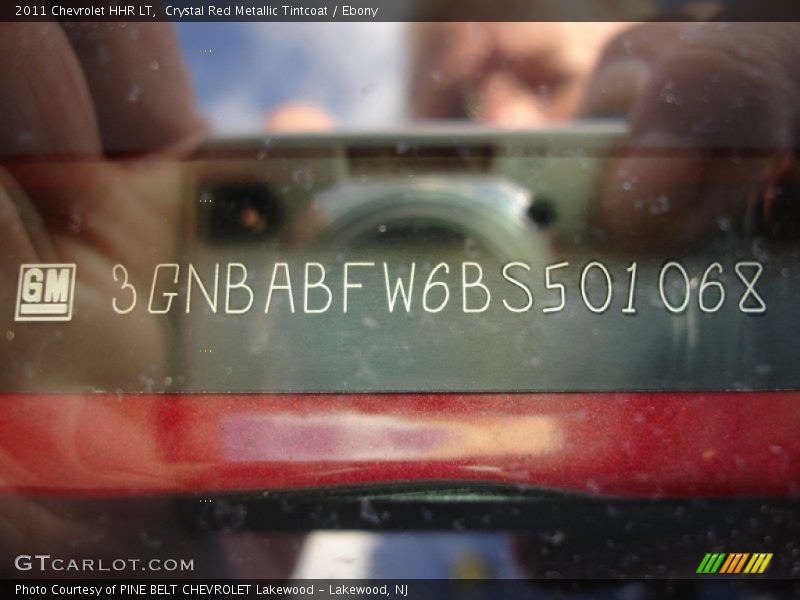 Crystal Red Metallic Tintcoat / Ebony 2011 Chevrolet HHR LT