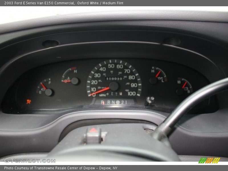  2003 E Series Van E150 Commercial E150 Commercial Gauges