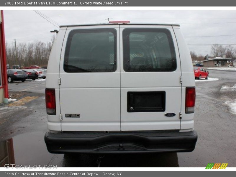 Oxford White / Medium Flint 2003 Ford E Series Van E150 Commercial