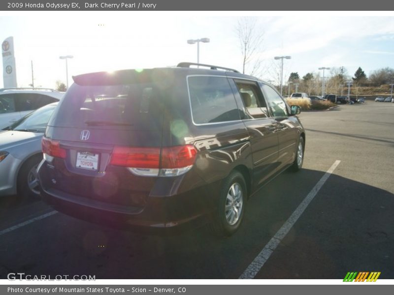 Dark Cherry Pearl / Ivory 2009 Honda Odyssey EX