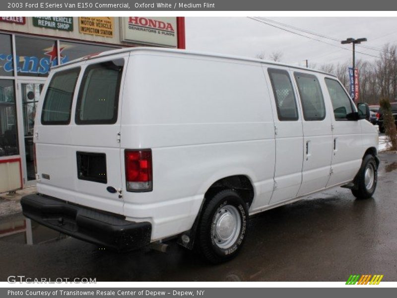Oxford White / Medium Flint 2003 Ford E Series Van E150 Commercial