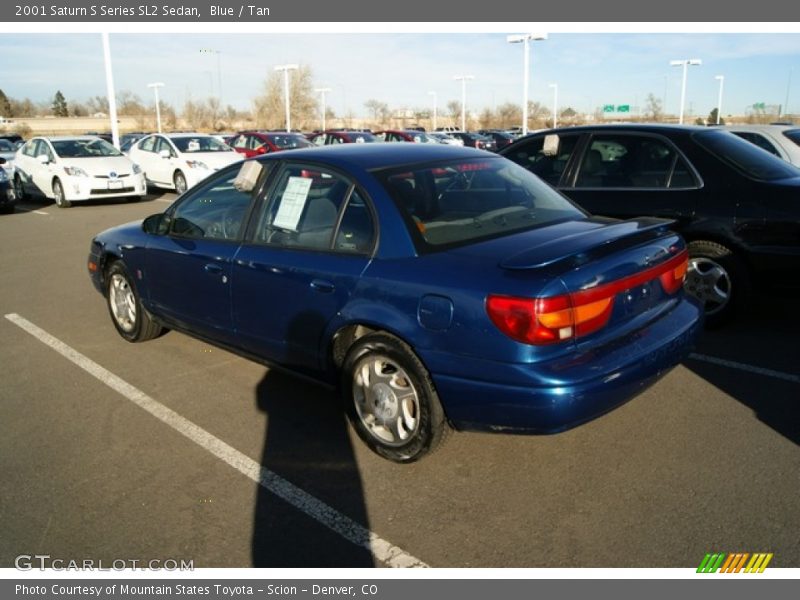 Blue / Tan 2001 Saturn S Series SL2 Sedan