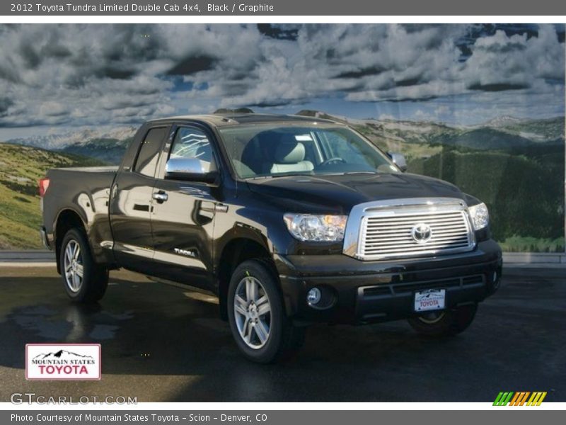 Black / Graphite 2012 Toyota Tundra Limited Double Cab 4x4