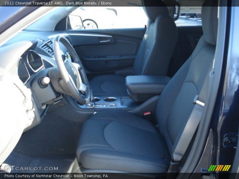 Dark Blue Metallic / Ebony 2012 Chevrolet Traverse LT AWD