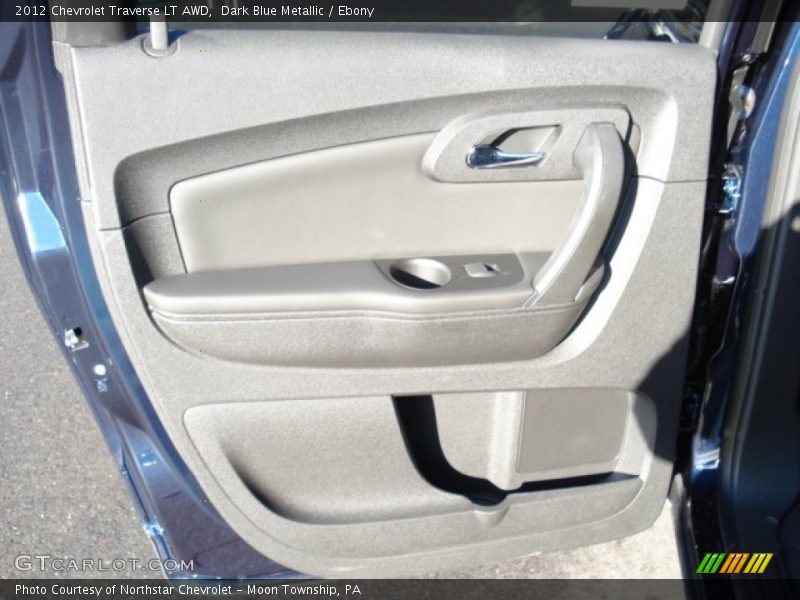 Dark Blue Metallic / Ebony 2012 Chevrolet Traverse LT AWD