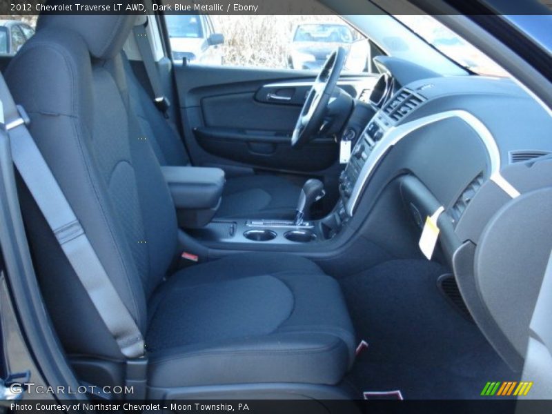 Dark Blue Metallic / Ebony 2012 Chevrolet Traverse LT AWD