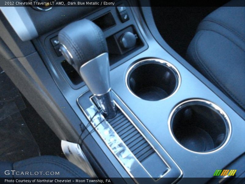 Dark Blue Metallic / Ebony 2012 Chevrolet Traverse LT AWD