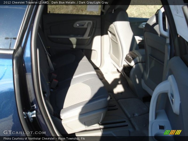 Dark Blue Metallic / Dark Gray/Light Gray 2012 Chevrolet Traverse LS AWD