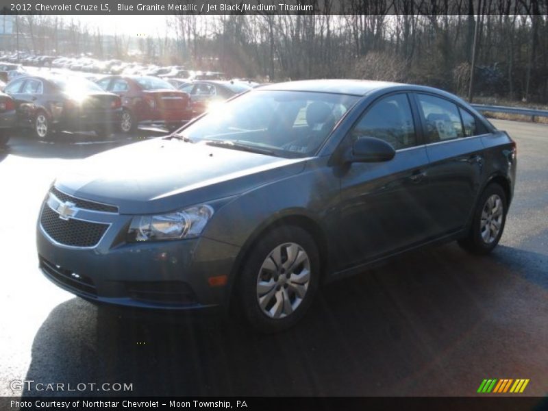 Blue Granite Metallic / Jet Black/Medium Titanium 2012 Chevrolet Cruze LS