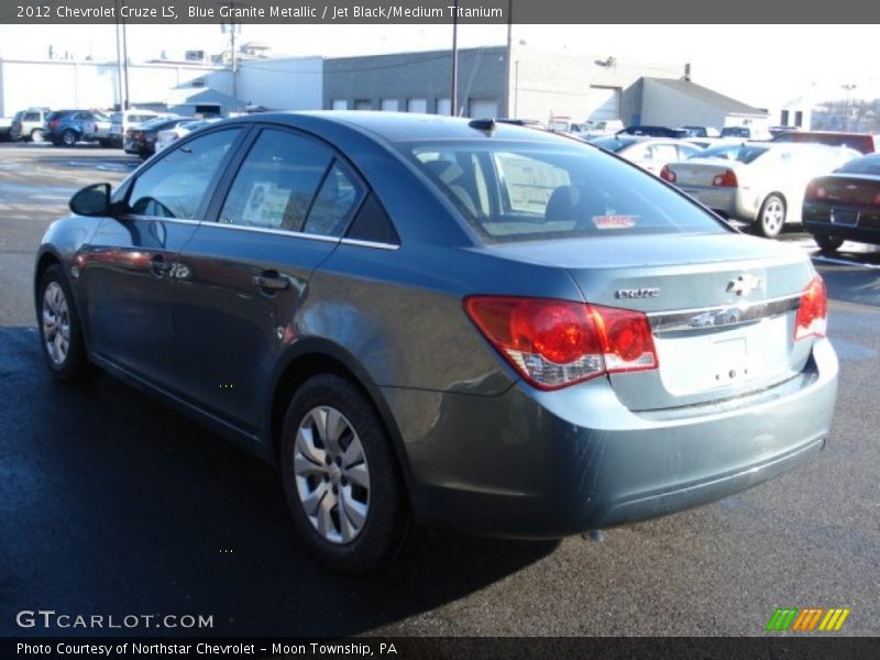 Blue Granite Metallic / Jet Black/Medium Titanium 2012 Chevrolet Cruze LS