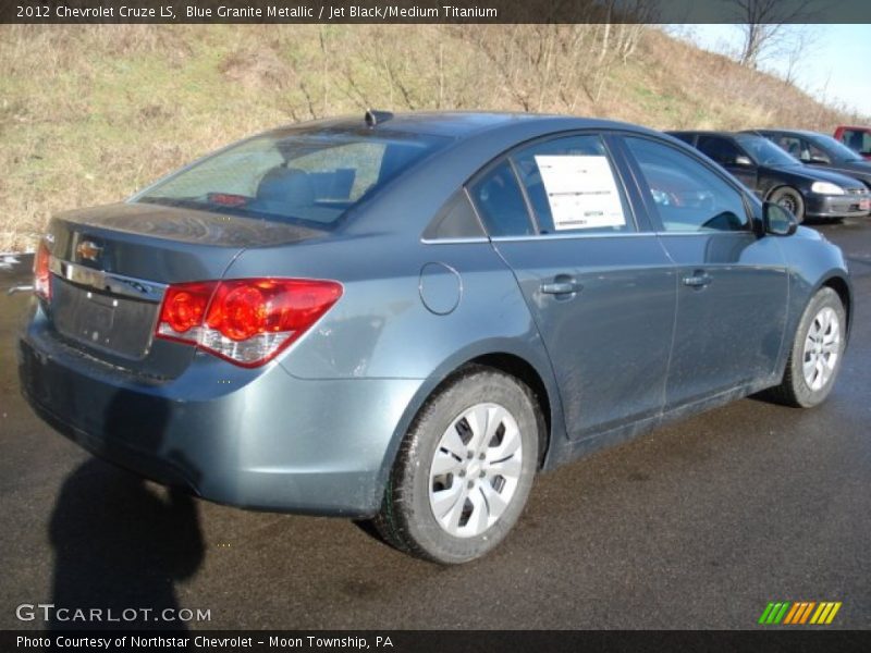 Blue Granite Metallic / Jet Black/Medium Titanium 2012 Chevrolet Cruze LS